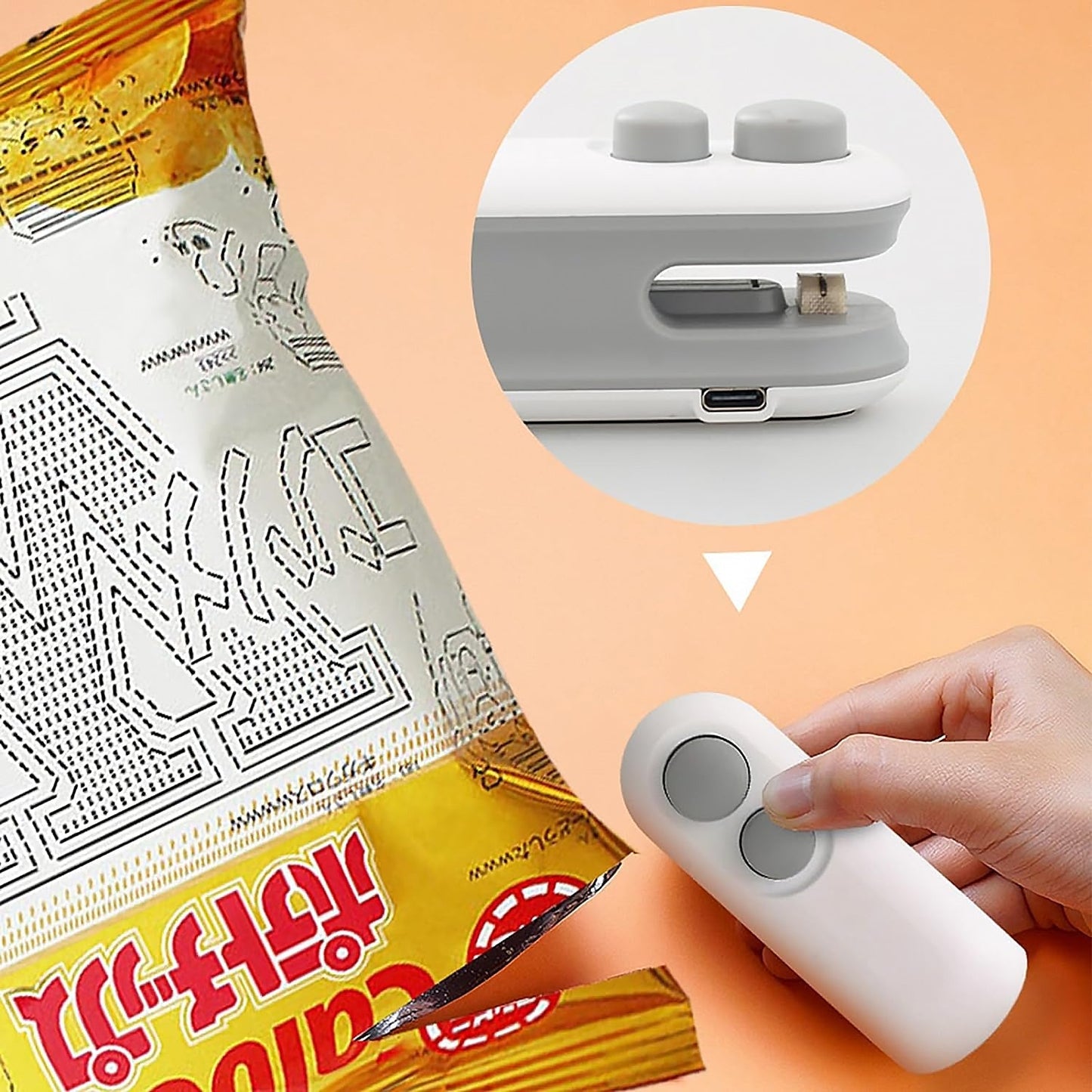 2-in-1 Mini Heat Sealer - Seal & Cutter
