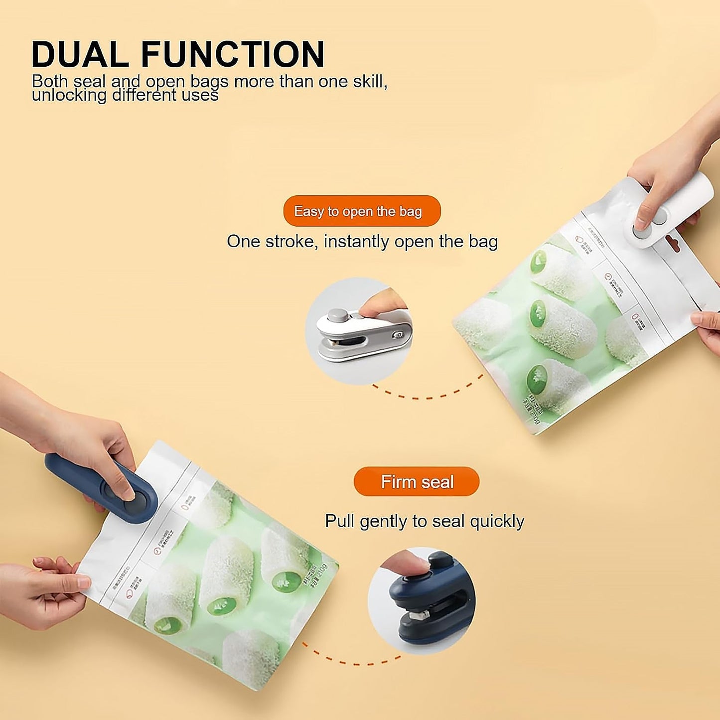 2-in-1 Mini Heat Sealer - Seal & Cutter