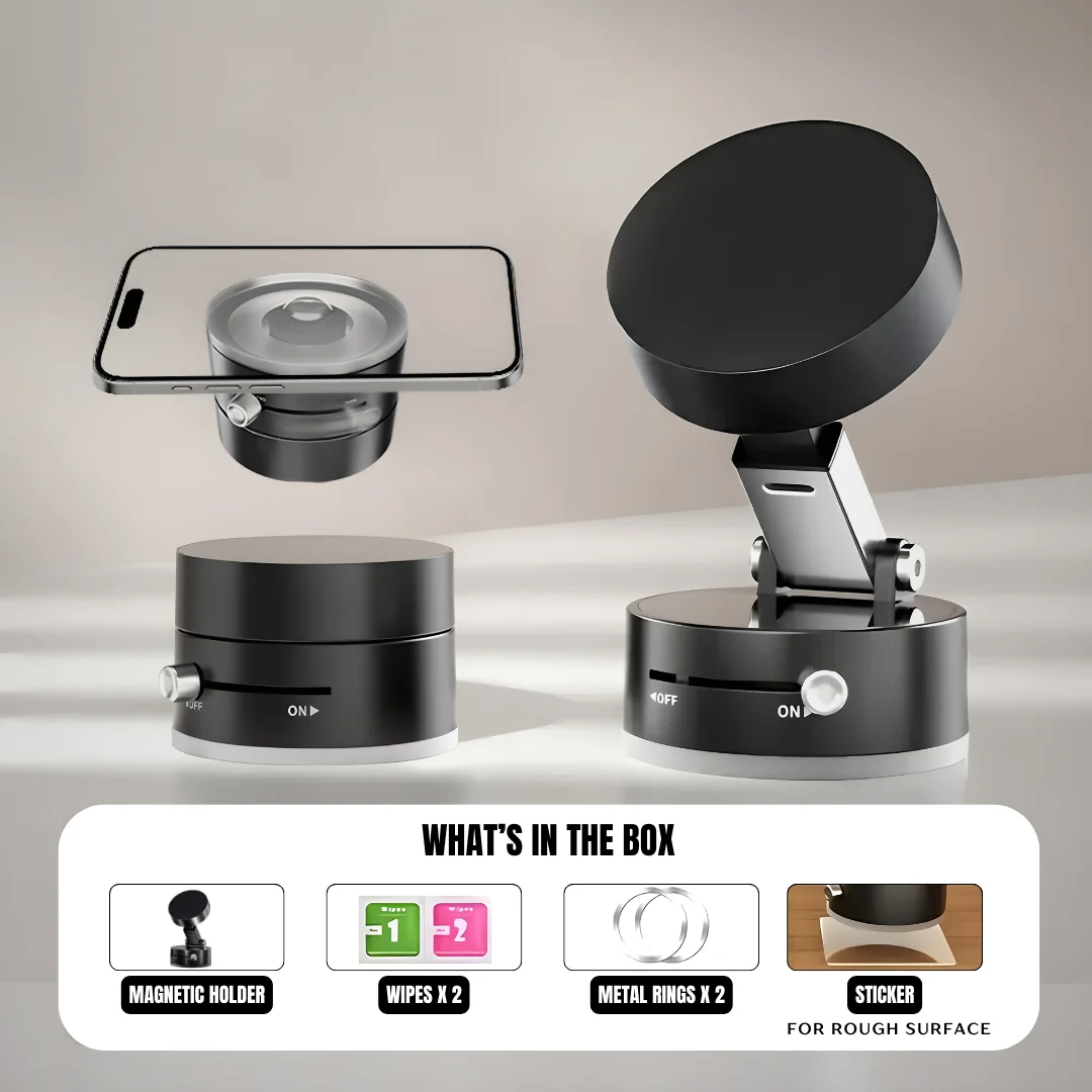 Vacuum Magnetic Suction Phone Holder