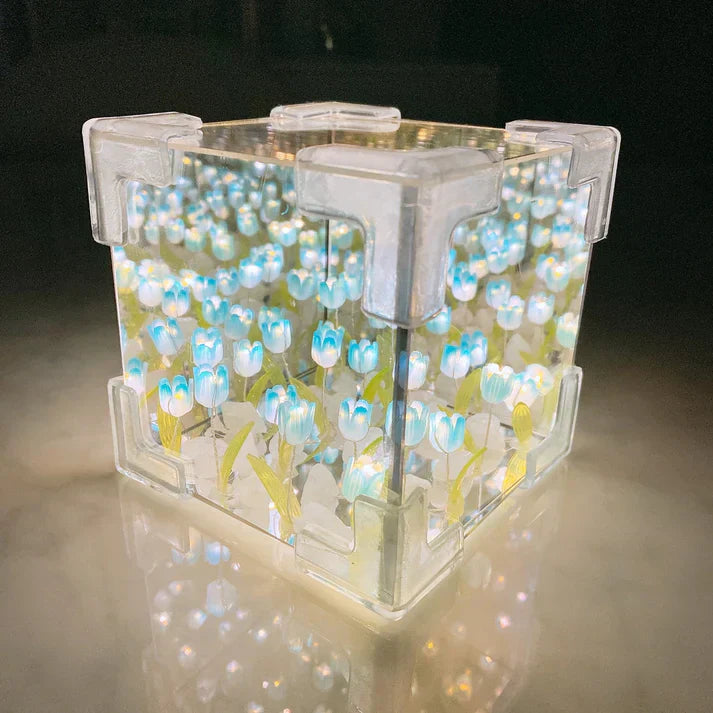🔥Tulip Glow Mirror Lamp DIY Blossom Box™🌷