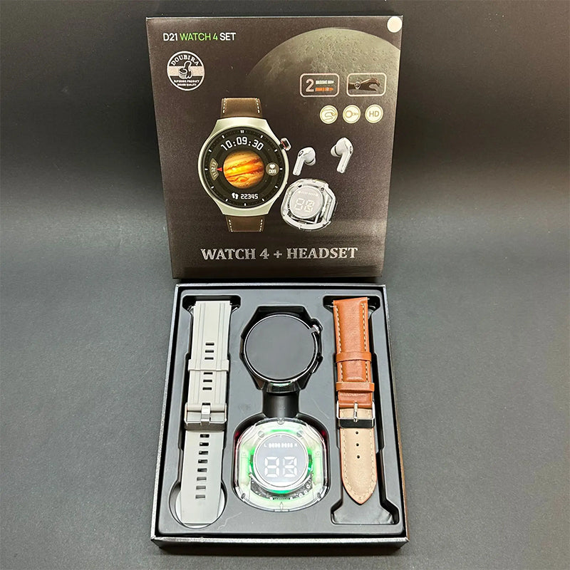 ⌚🎧FusionFit Pro Set - D21 watch4 SET