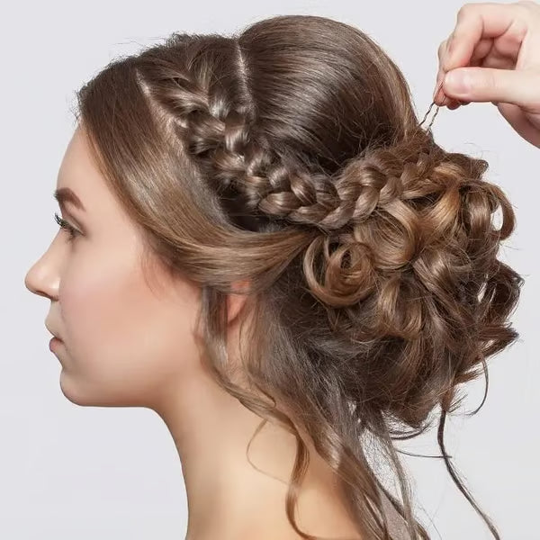 💃Messy Curly Dish Bun✨