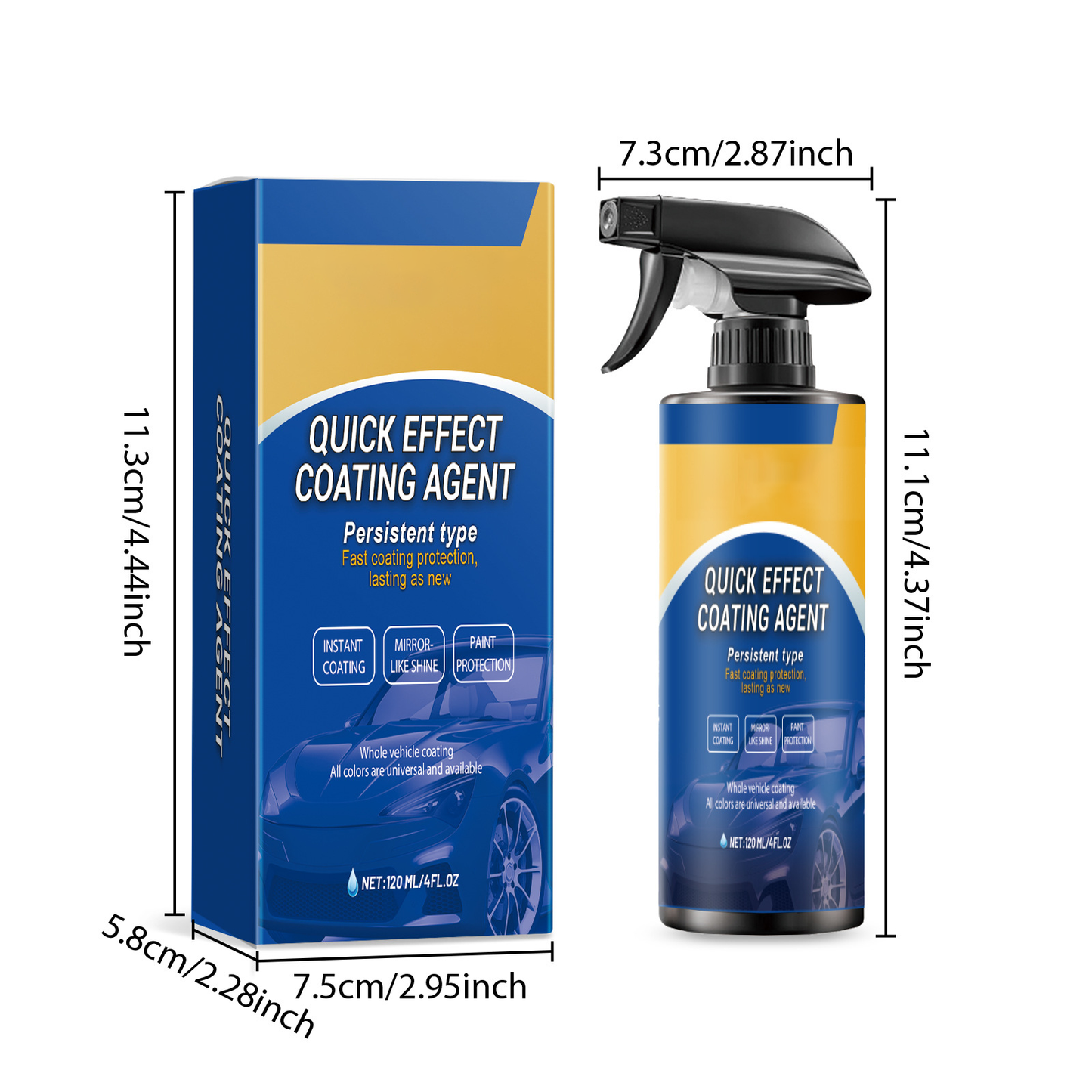 đ„Advanced Car Quick-acting Coating Agent Sprayđ