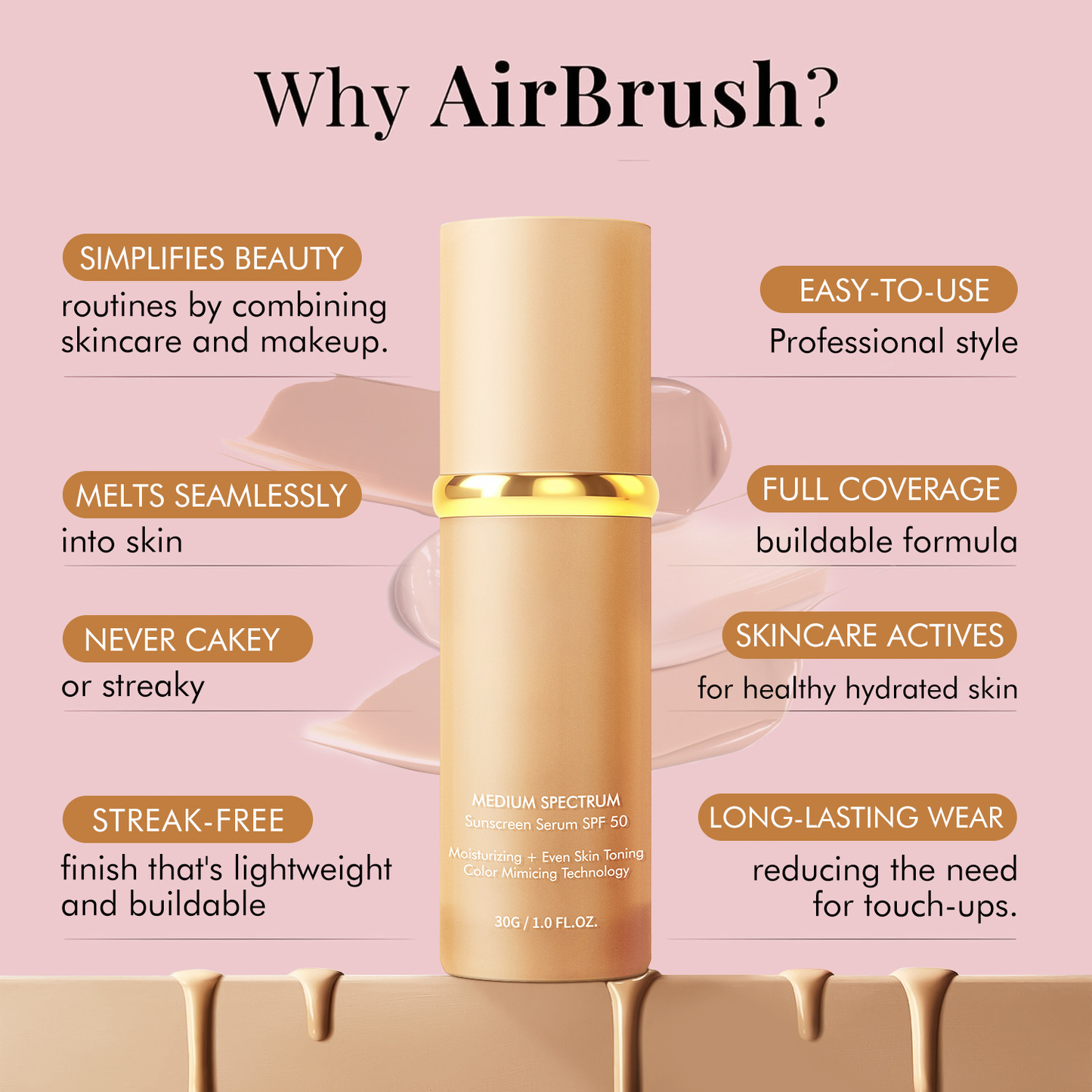 ✨ Biomimic 4-in-1 Colour Changing Foundation
