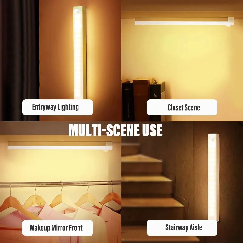 🎁Last Day Sale 49% OFF🔥💡Punch-free Smart Sensor Magnetic Rechargeable LED Lights
