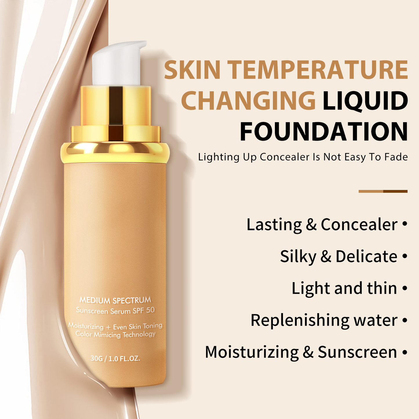✨ Biomimic 4-in-1 Colour Changing Foundation