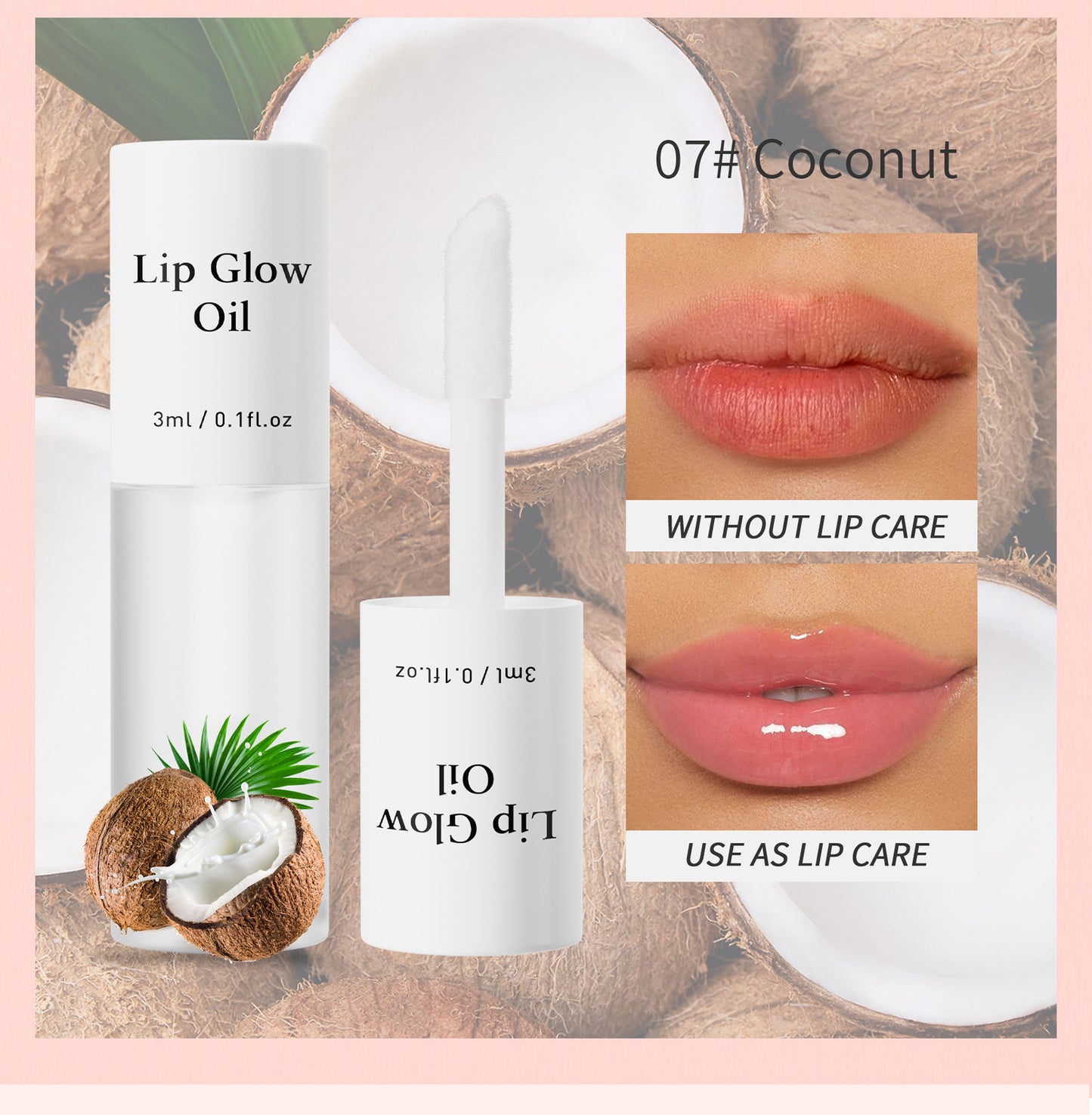 🎁 2-in-1 Lip Oil & Stain — Glossy Hydrating Tint, Long-Lasting & Transfer-Proof