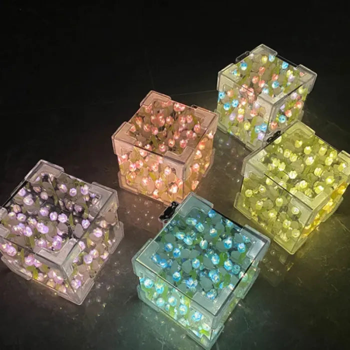 🔥Tulip Glow Mirror Lamp DIY Blossom Box™🌷