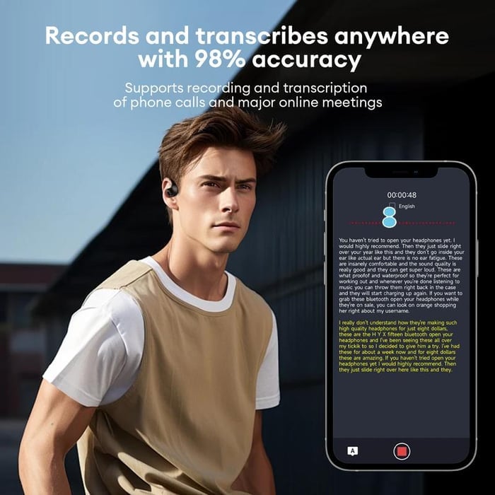 AI Translation Wireless Bluetooth Translation Earbuds