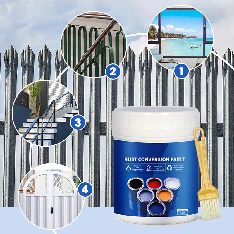 💥2025 New Arrival 🔥Waterproof Rust Remover😮Solve fading, leaking, peeling and rusting
