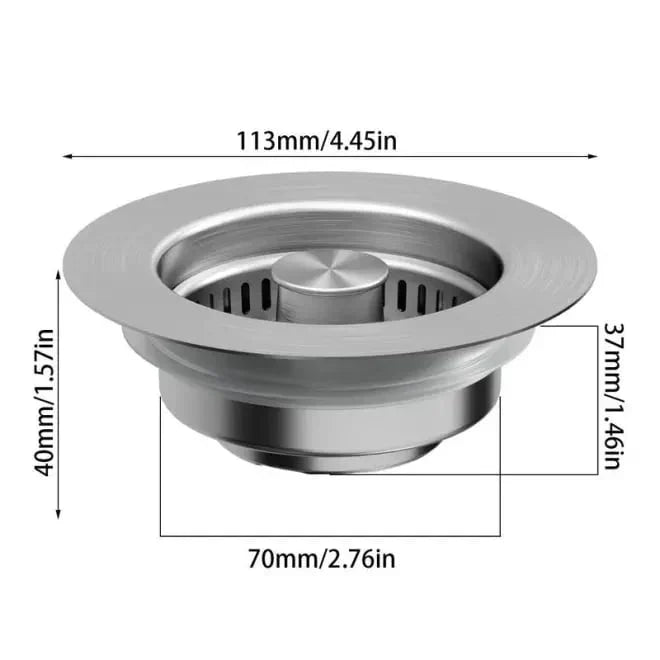 🔥LAST DAY 50% OFF-Upgraded 3 in 1 Kitchen Sink Drain Strainer