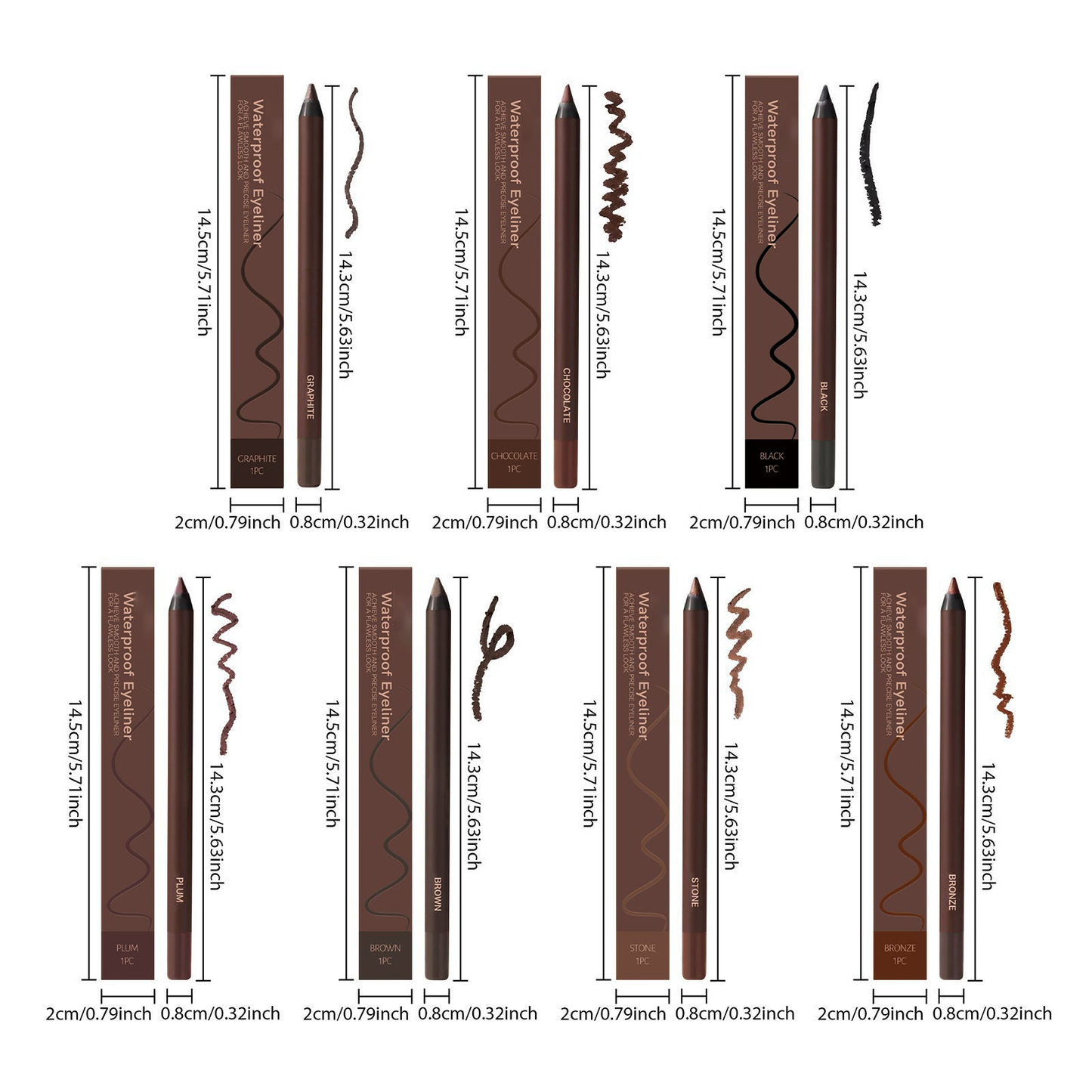 š„BUY 1 GET 1 FREEš„24HR Waterproof Eyeliner Duo Sharpenable Eye Pencilš