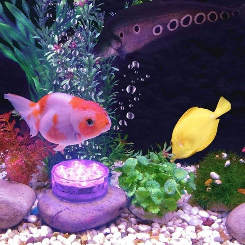 🌈 Limited-Time 50% OFF | Submersible LED Aquarium Light 🪸 16 Colors for Stunning Underwater Ambience