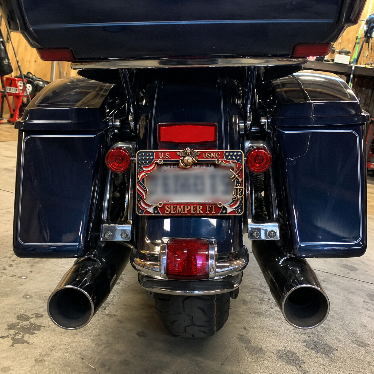 š„LAST DAY 49% OFF- U.S. Marine Corps Semper Fi License Plate Frame