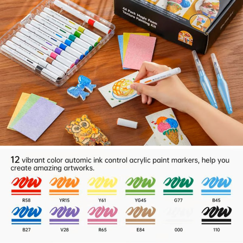 50% Off🎨Magic 3D Foam Texture Painting Kit ✨