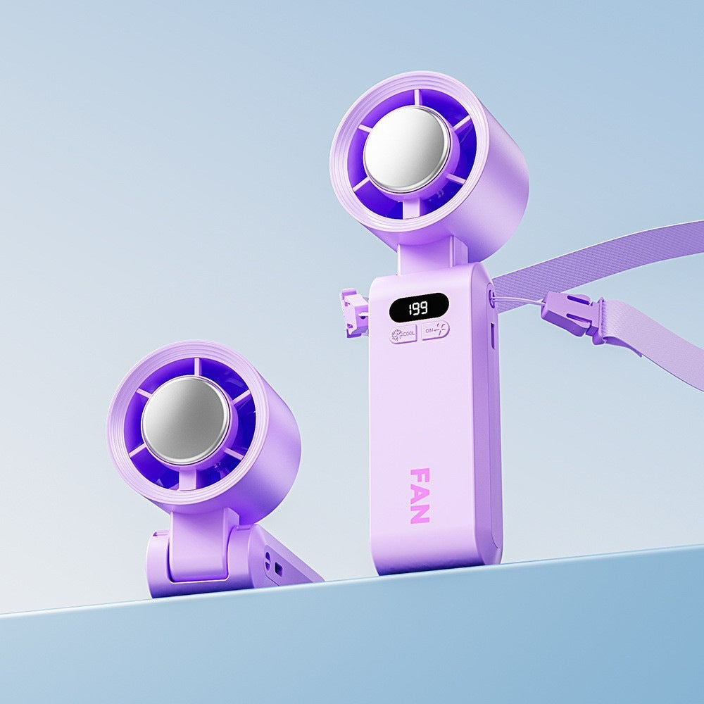 🥶 Beat the Heat Anywhere – Portable Ice Cooling Fan with Turbo Airflow