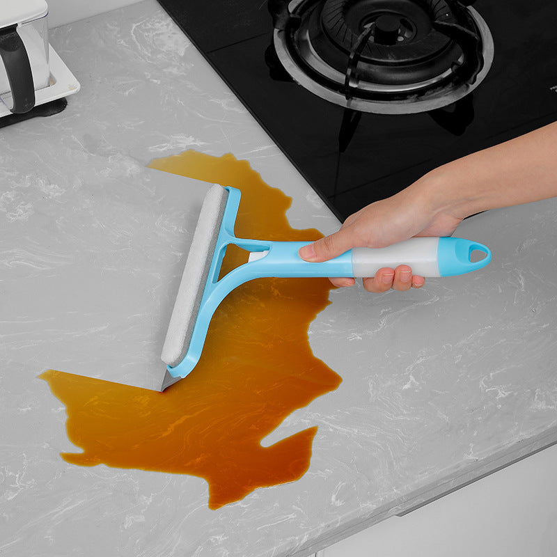 3-in-1 Window Cleaner: Spray + Scrub + Squeegee for Home & Car✨