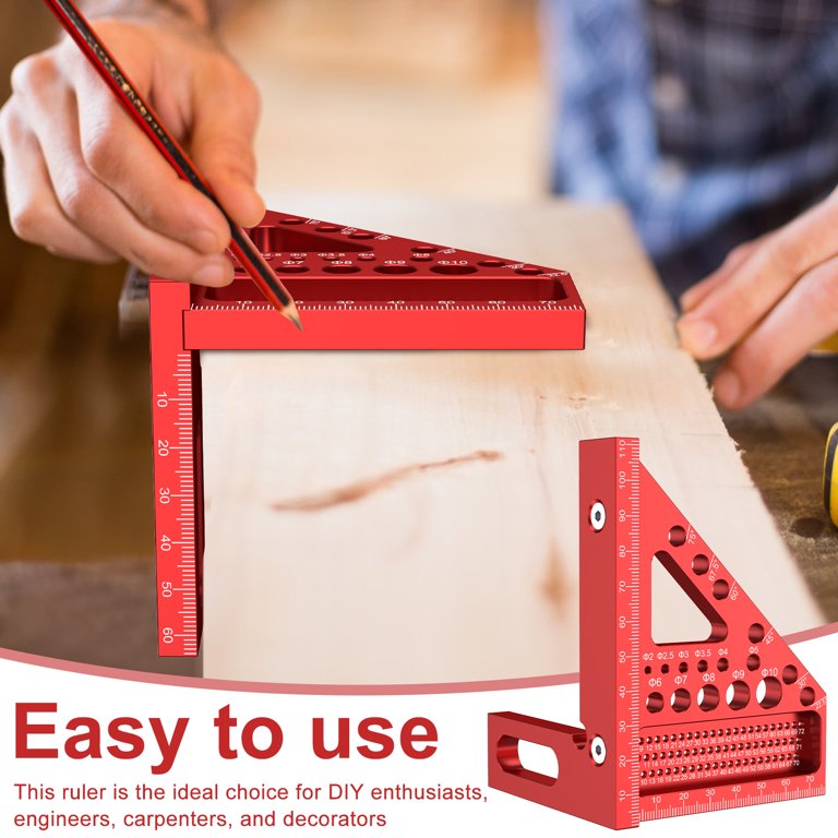 3D Multi-Purpose Carpenter's Triangle Square