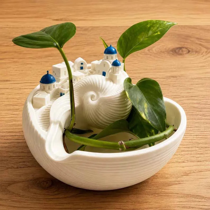 🎁 A Unique Gift 🌊Santorini Catchall Bowl