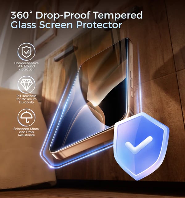 🔥100K+ SOLD! 📱2025 New Upgraded Screen Protector For iPhone-Automatic Dust Free Eco-Friendly Protection