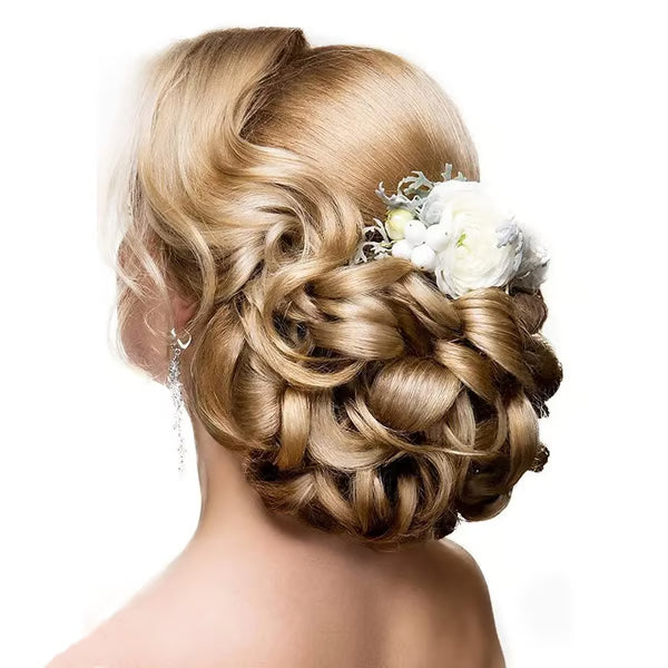 💃Messy Curly Dish Bun✨
