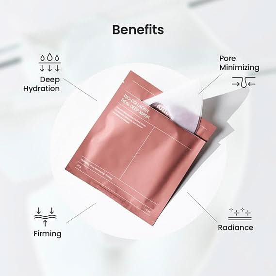 Collagen RealDeep Mask ✨ Instant glass skin that lasts 7 days
