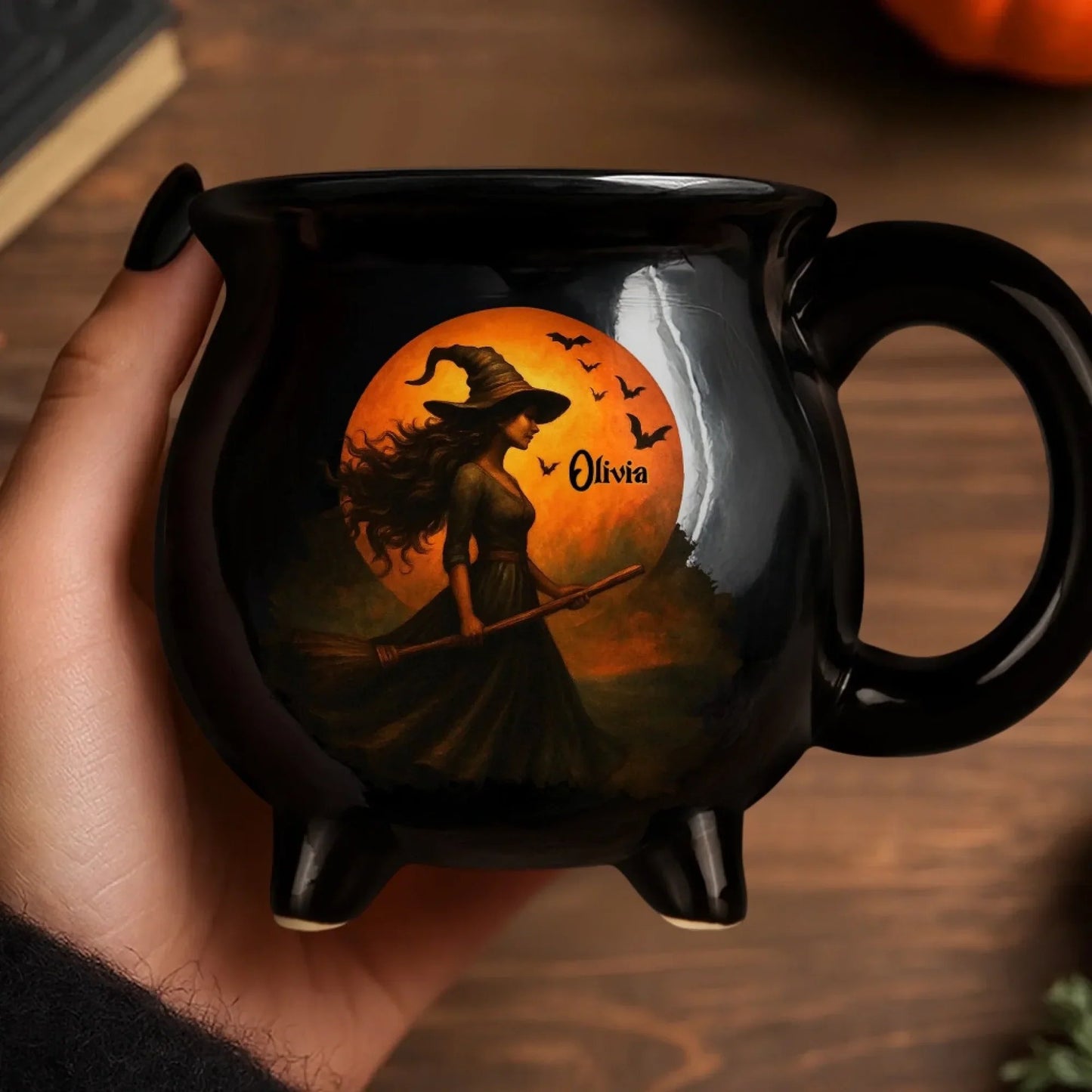 🔥Halloween Early Bird Sale🎃Custom Witch Cauldron Mug — The Ultimate Halloween Brew! 🔮💀☕️