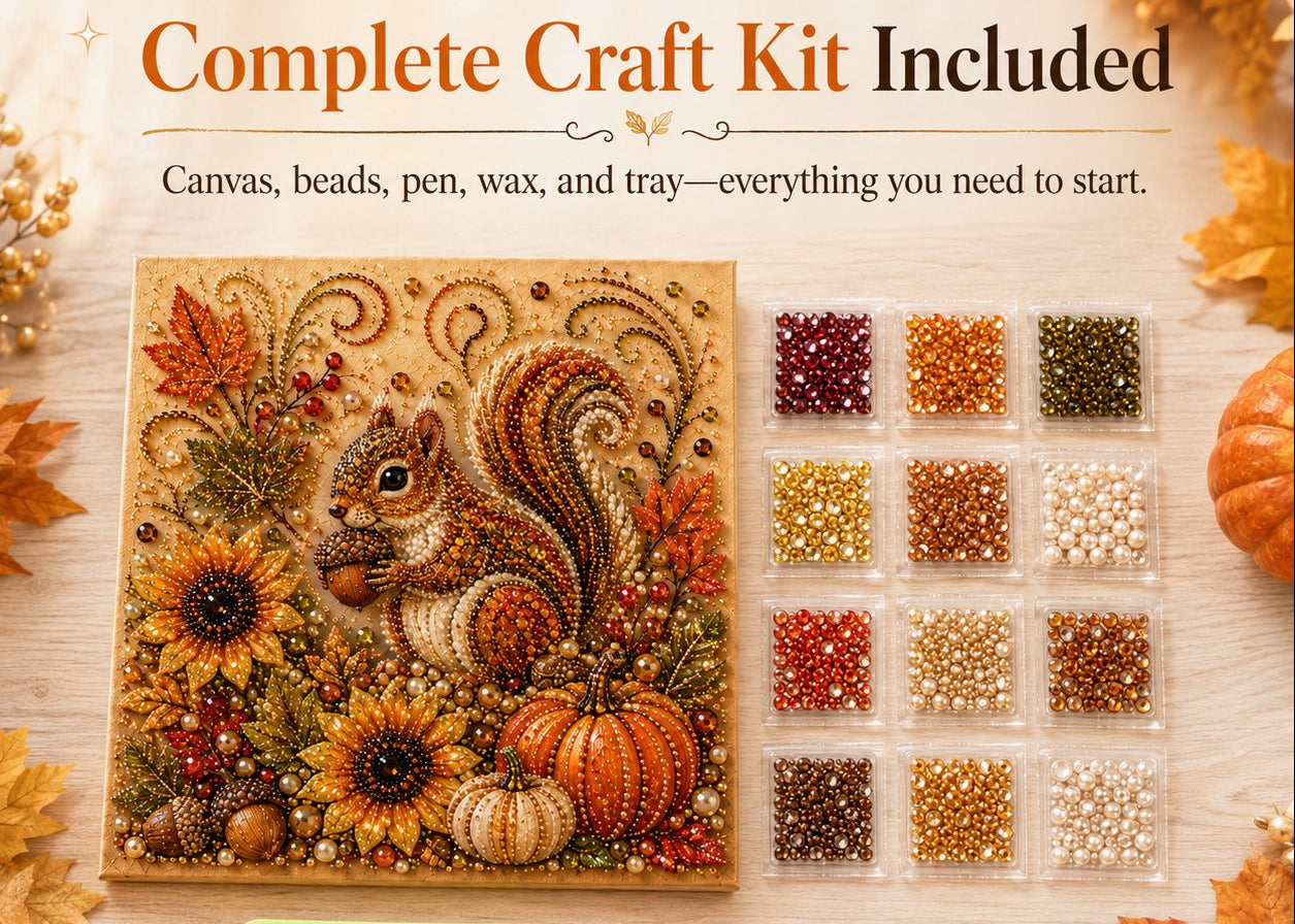 π₯ Last Day 49% OFF - ππ Autumn Pearl Painting Kit β Relaxing DIY Craft to Create Sparkling Fall Artwork ποΈ