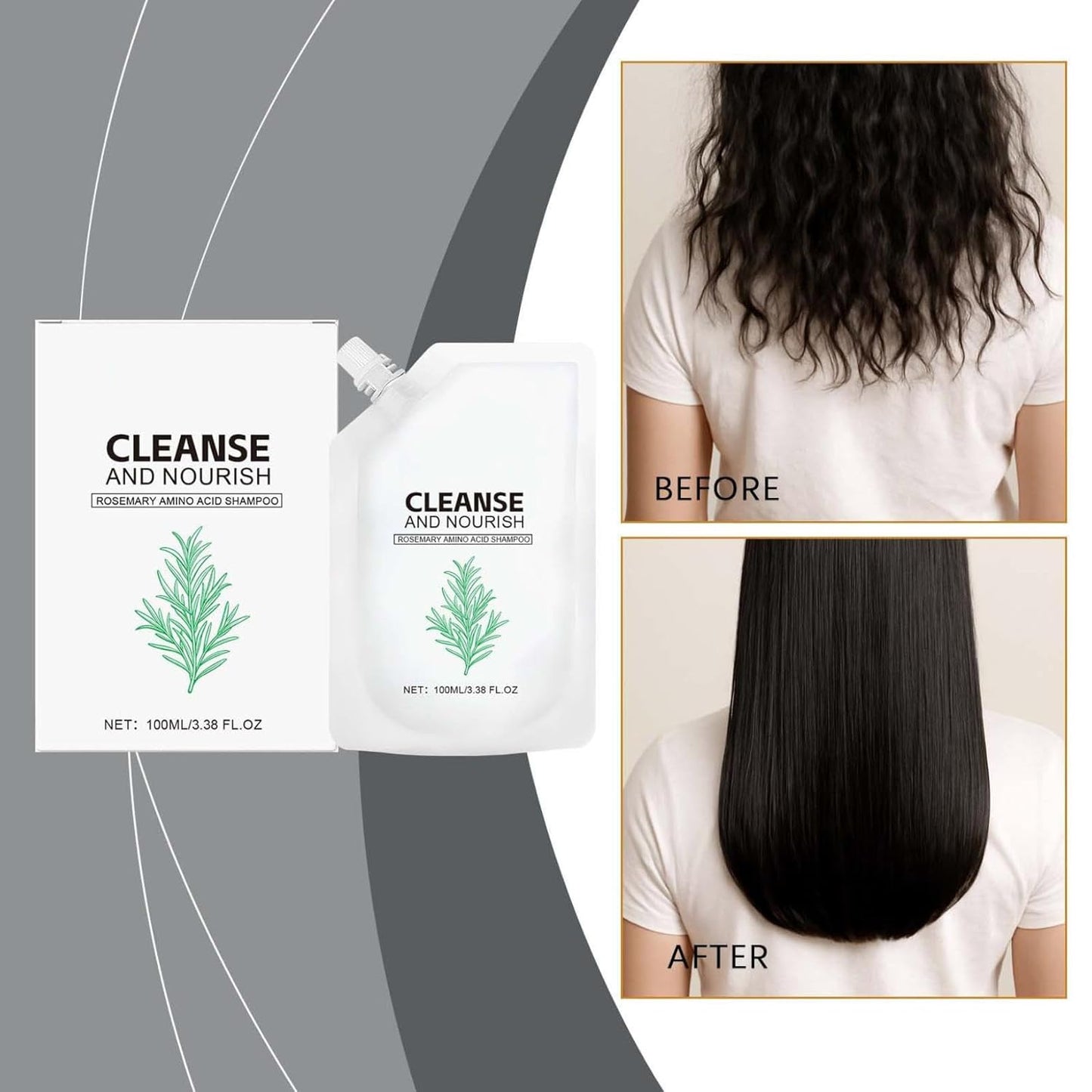 🔥Last Day 50% OFF The Holy Grail of Hair Care: Rosemary Foam Shampoo