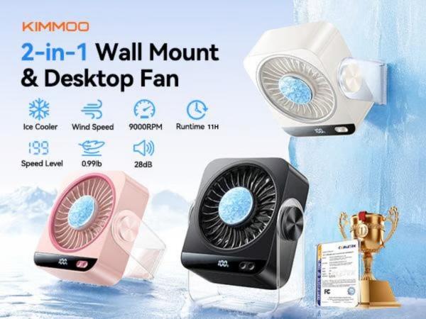 🔥 Hot Sale 50% OFF | 🌬️ Turbo Desk Cooling Fan | Ultra-Quiet Airflow with Digital Display