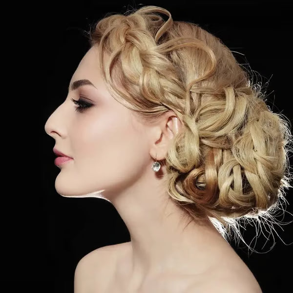 💃Messy Curly Dish Bun✨