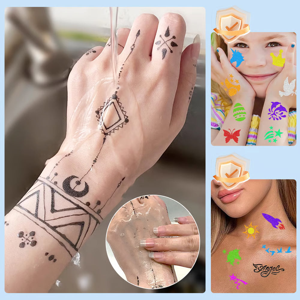 🔥Festivel Hot SALE 60% OFF - 10 Colors Temporary Tattoo Markers Set