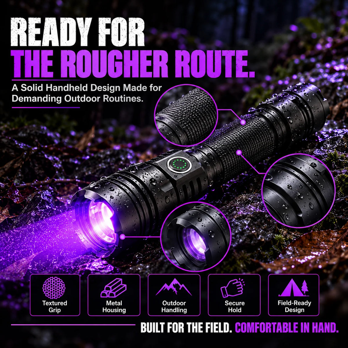 Rechargeable Tracking Light 🔦 For Night Outdoor Adventures