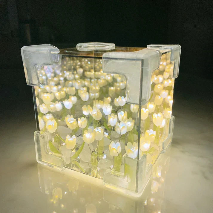 🔥Tulip Glow Mirror Lamp DIY Blossom Box™🌷