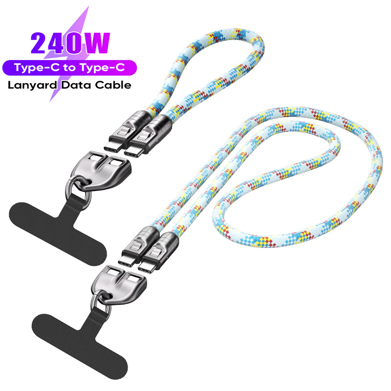 ⚡240W USB-C Fast Charging Phone Lanyard