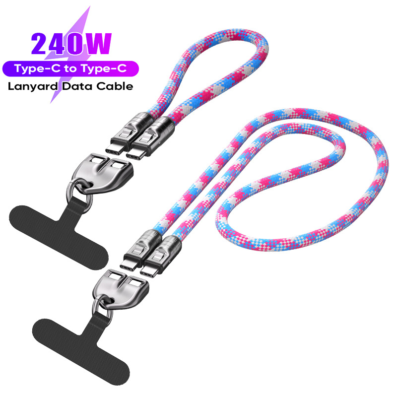 ⚡240W USB-C Fast Charging Phone Lanyard