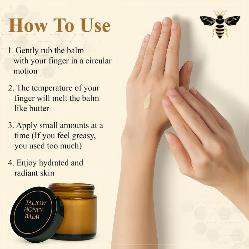 🔥Organic Grass-Fed Beef Tallow Balm with Raw Honey