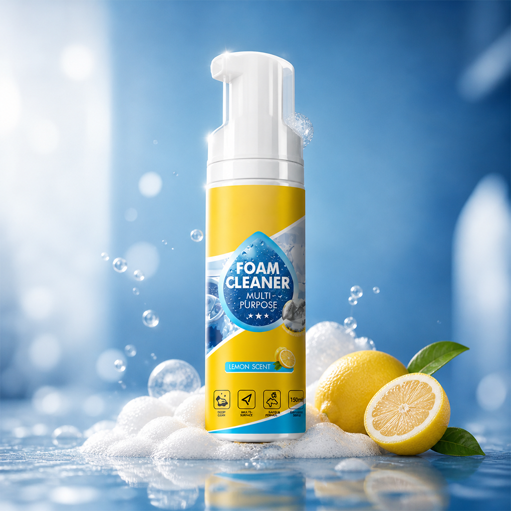 🥳2026 HOT SALE💥Heavy Duty 4 in 1 Multi Enzyme Foam Cleaner Spray ✨🫧Deep Clean Car, Kitchen, Bathroom & Sofa