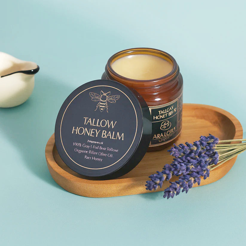 🔥Organic Grass-Fed Beef Tallow Balm with Raw Honey