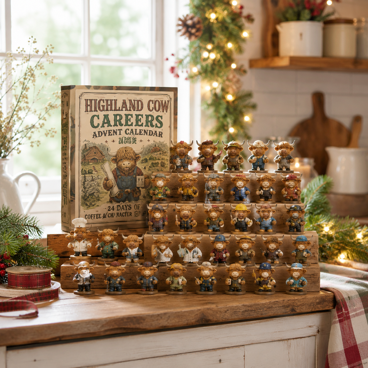 ๐ฎ Highland Cow Careers Advent Calendar 2026 โ 24 Days of Country Charm ๐๐ค