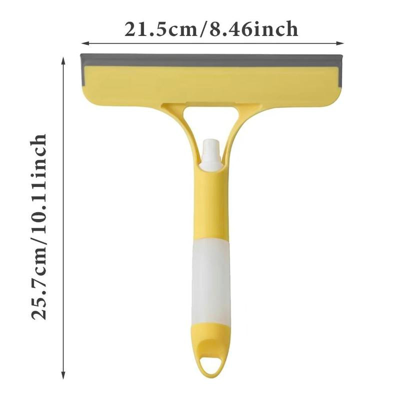 3-in-1 Window Cleaner: Spray + Scrub + Squeegee for Home & Car✨
