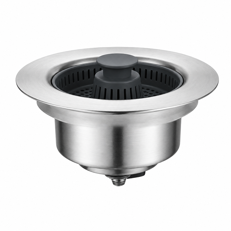 š„2026 Kitchen Must-Haveš°Upgraded 3 in 1 Kitchen Sink Drain Strainer