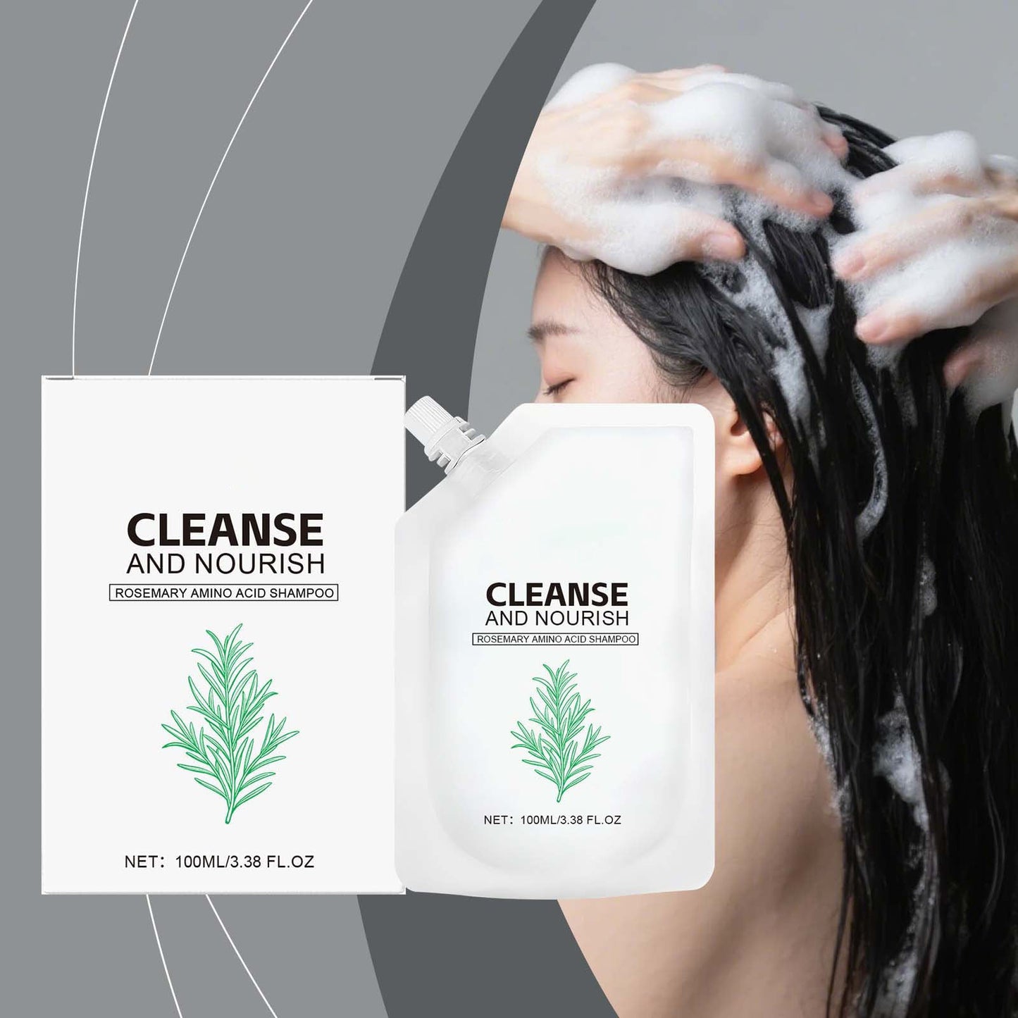 🔥Last Day 50% OFF The Holy Grail of Hair Care: Rosemary Foam Shampoo