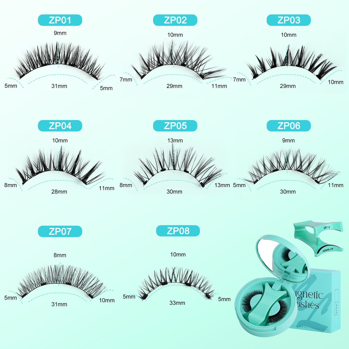 Reusable Magnetic Eyelashes