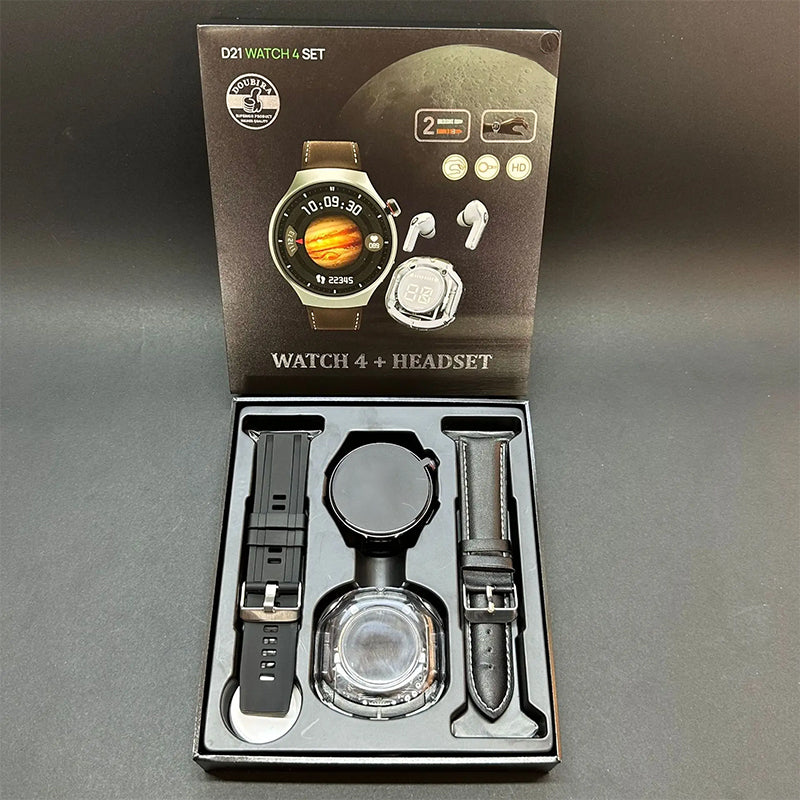 ⌚🎧FusionFit Pro Set - D21 watch4 SET