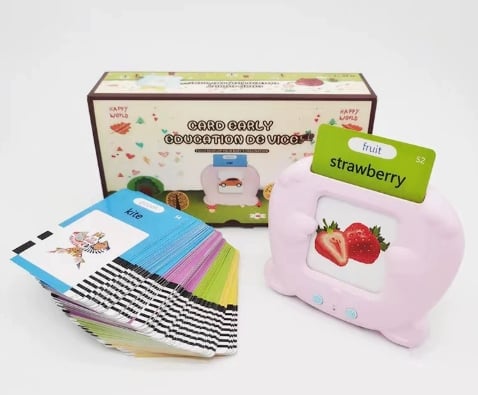🎓 Limited-Time 49% OFF | Kids Talking Flash Cards 📚 Interactive English Learning Toy for Early Education