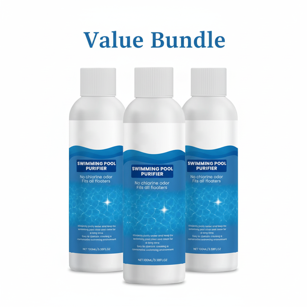 🏊♂️Summer Sale 50% off!💧Swimming Pool Purifying Liquid – Crystal Clear Water, Zero Hassle! 💙