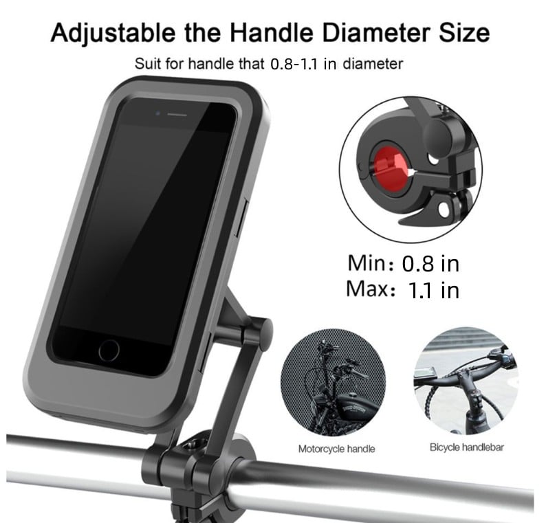 š„Waterproof Bicycle & Motorcycle Phone Holder