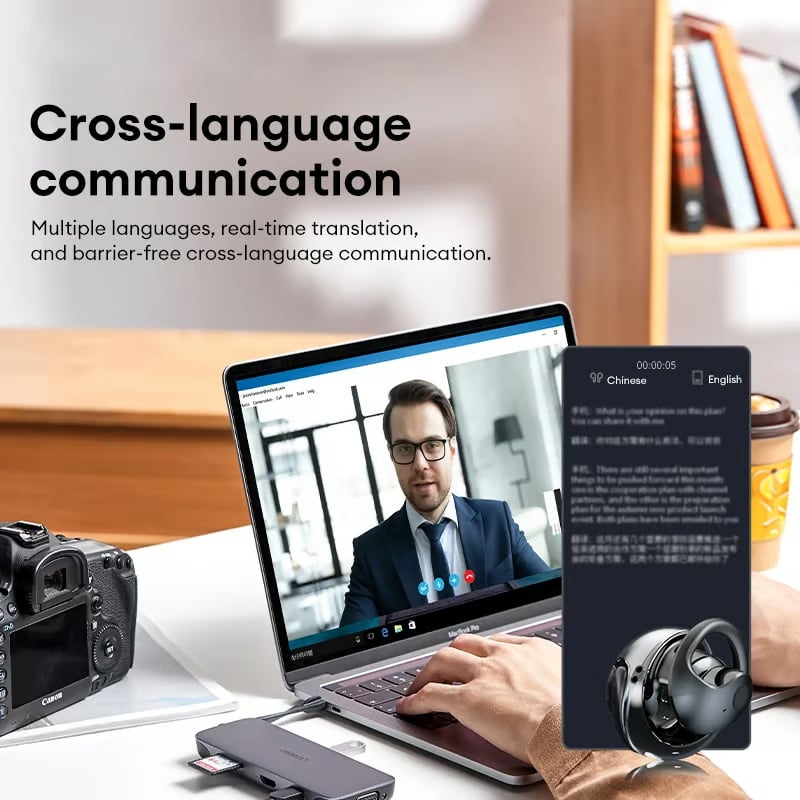 AI Translation Wireless Bluetooth Translation Earbuds