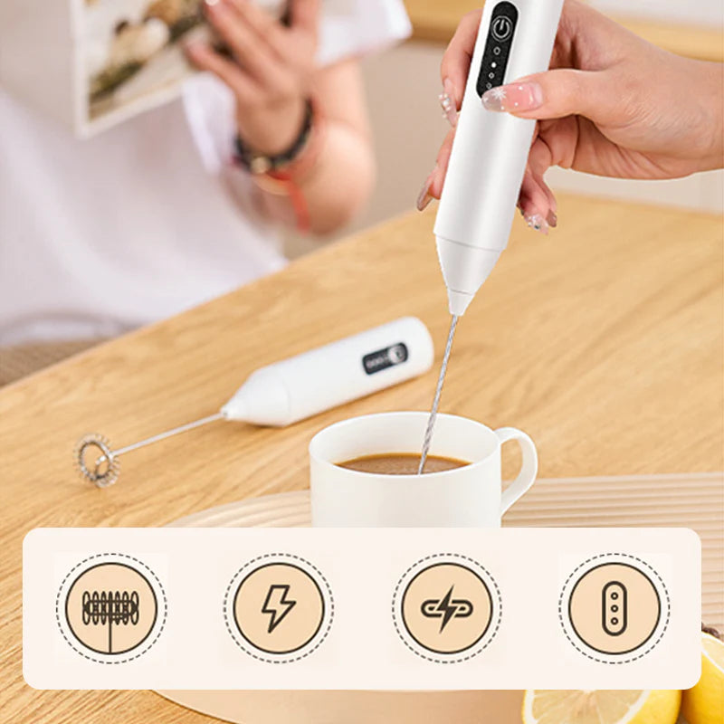 ⏰ BUY 2 GET 1 FREE Special Price!!💝Electric Drink Foam Mixer